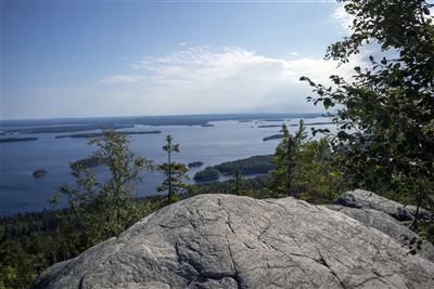 Blick auf den See Pielinen, Finnland